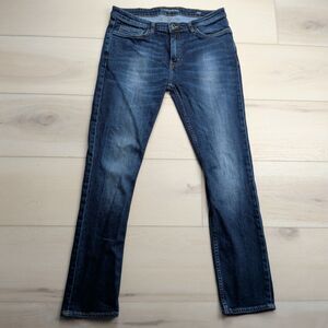 Rodd & Gunn Jeans Mens 34x32 Blue Slim Fit Dark Wash Stretch Denim